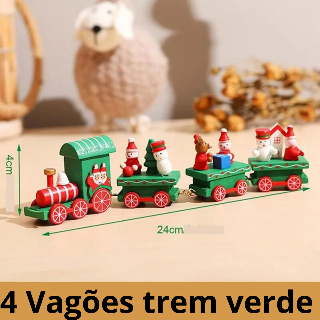 Trenzinho decorativo Natalino