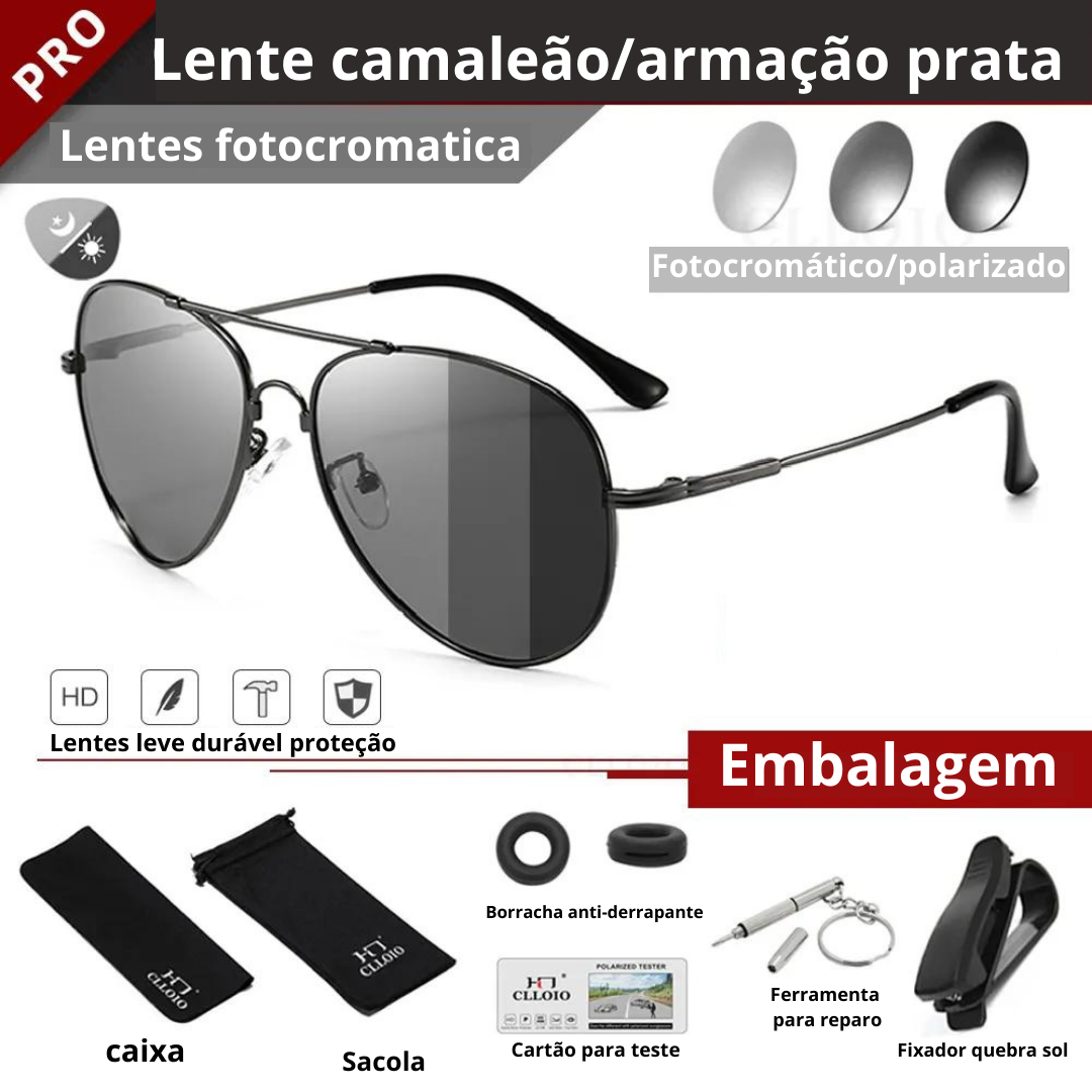 Óculos Polarizado de liga de Titânio