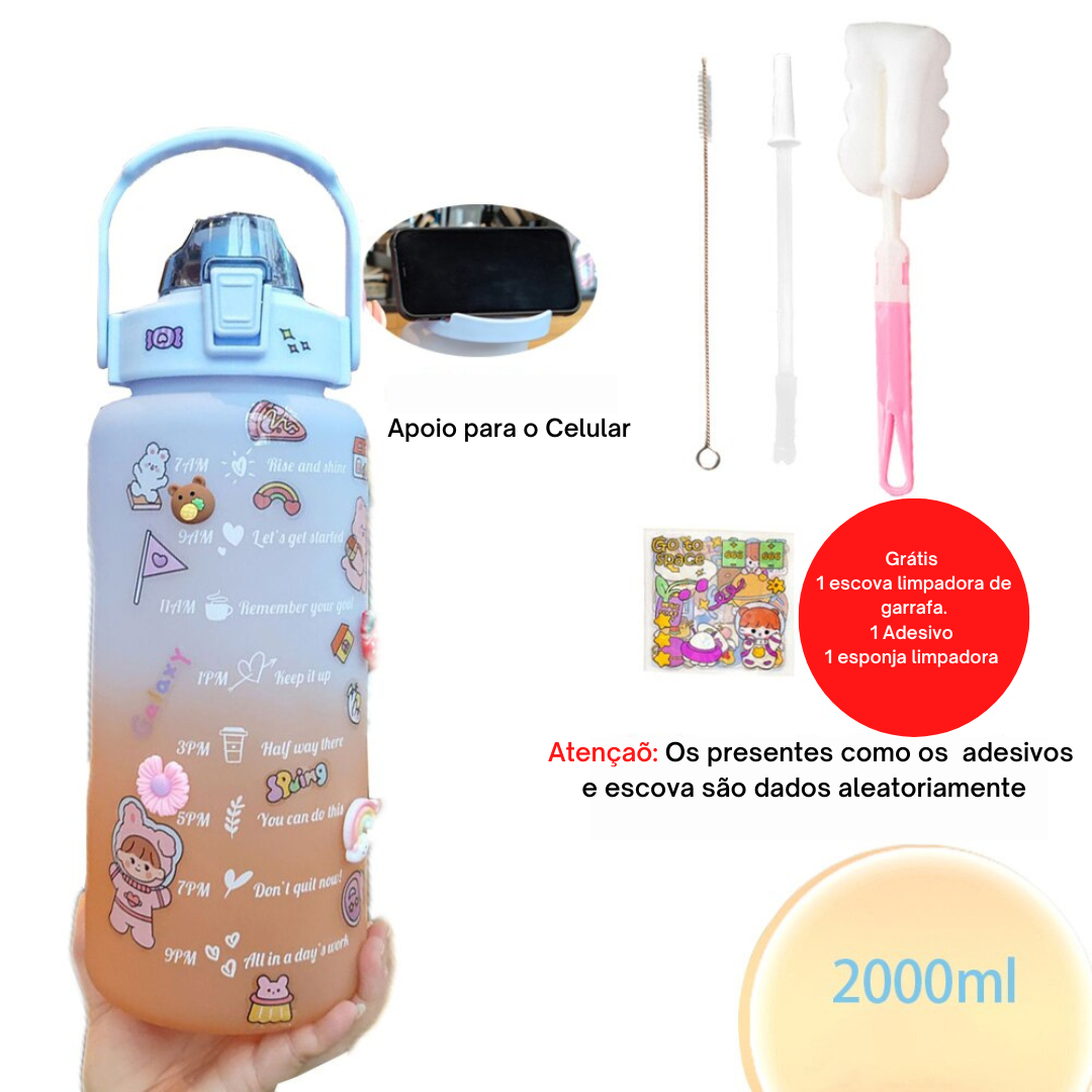 Squeeze 2 litros com adesivos