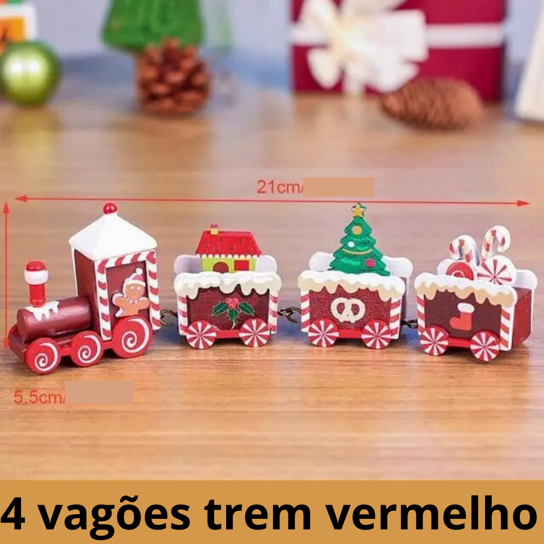 Trenzinho decorativo Natalino