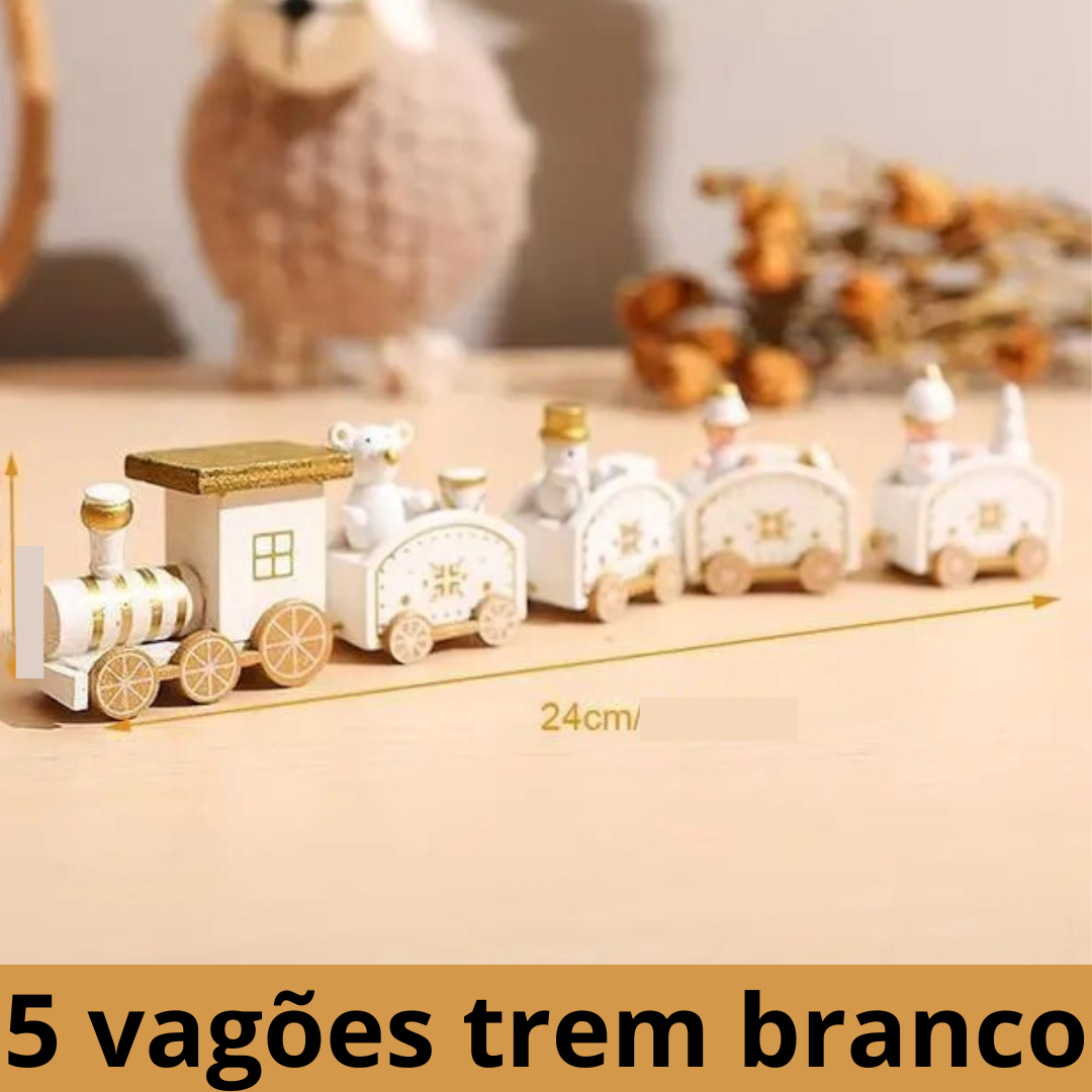 Trenzinho decorativo Natalino