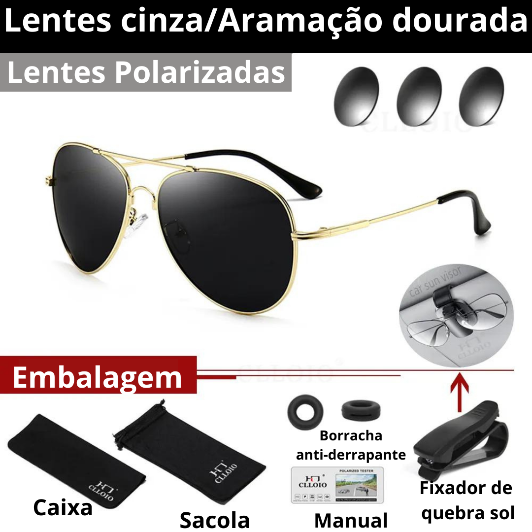 Óculos Polarizado de liga de Titânio