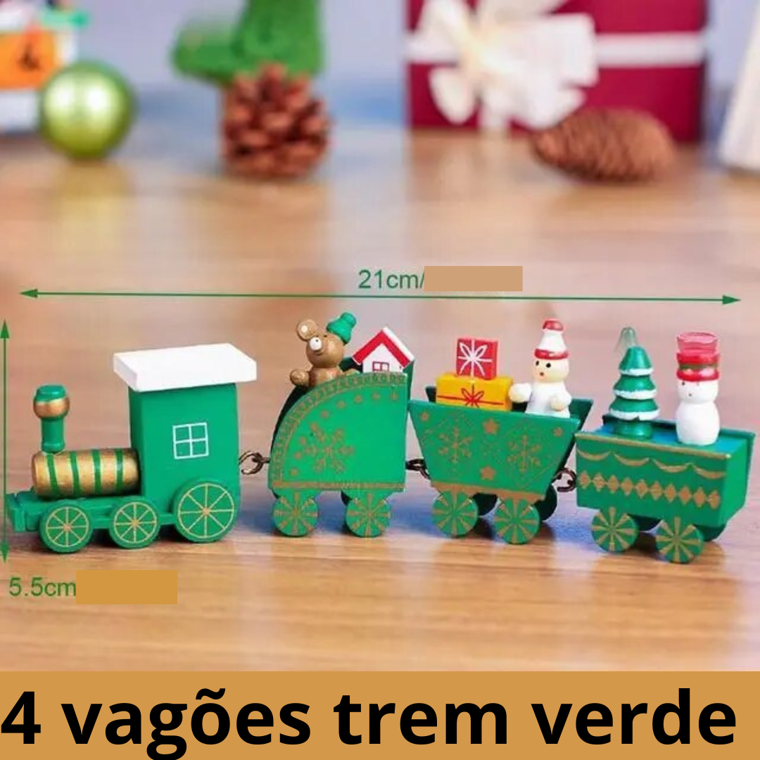 Trenzinho decorativo Natalino