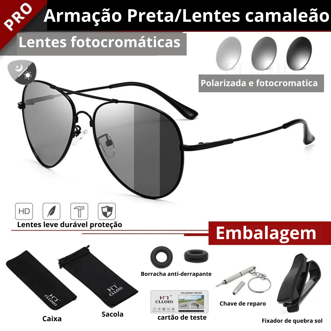 Óculos Polarizado de liga de Titânio