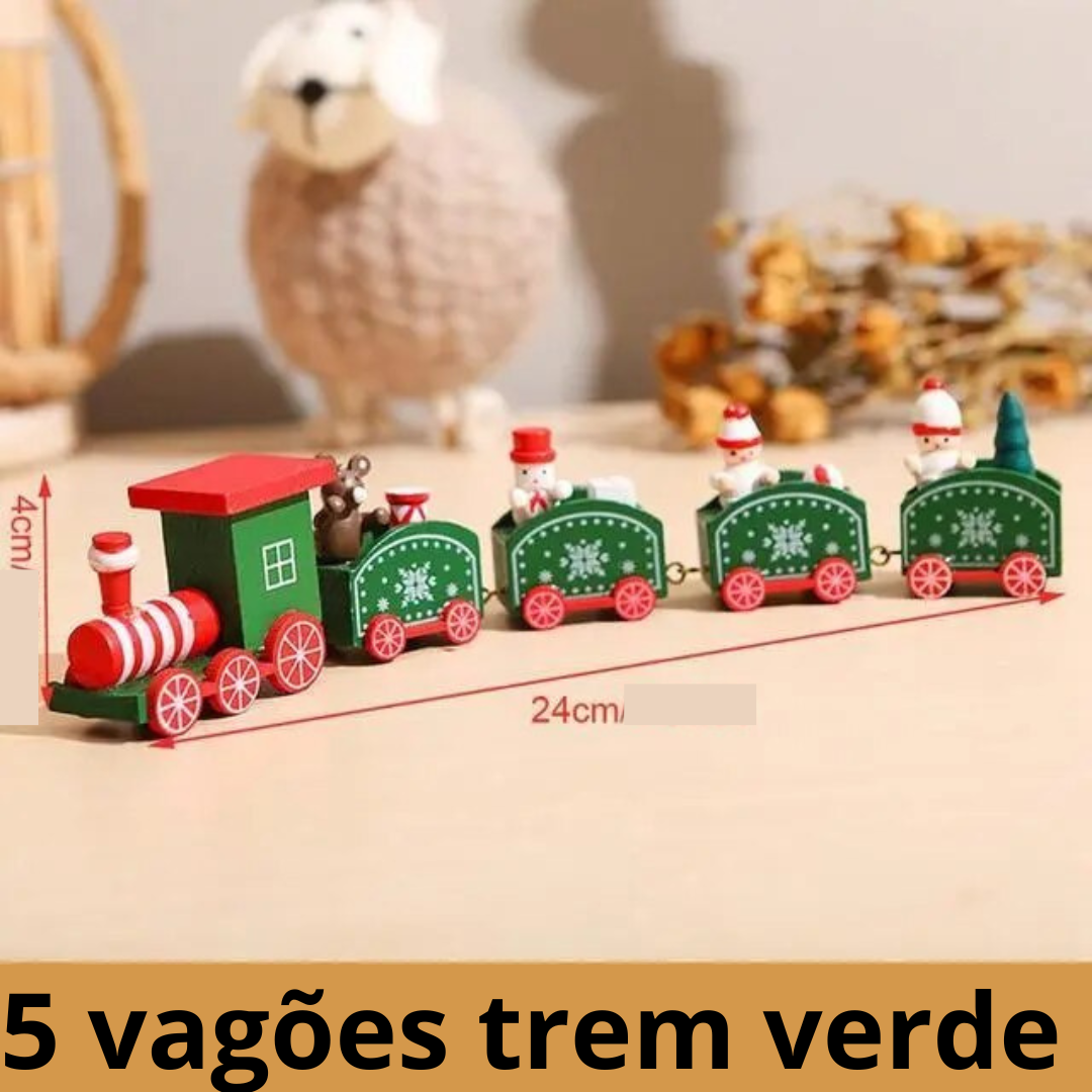 Trenzinho decorativo Natalino