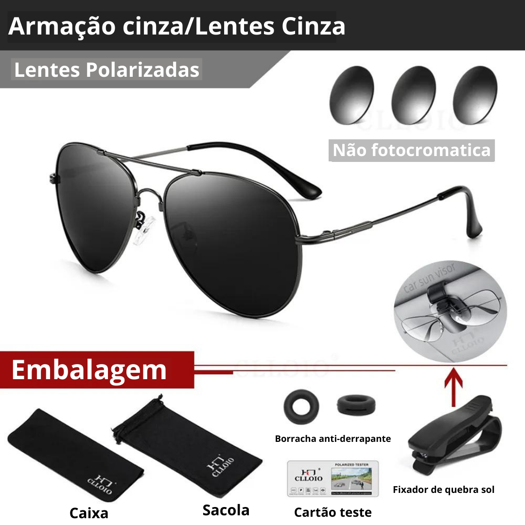 Óculos Polarizado de liga de Titânio