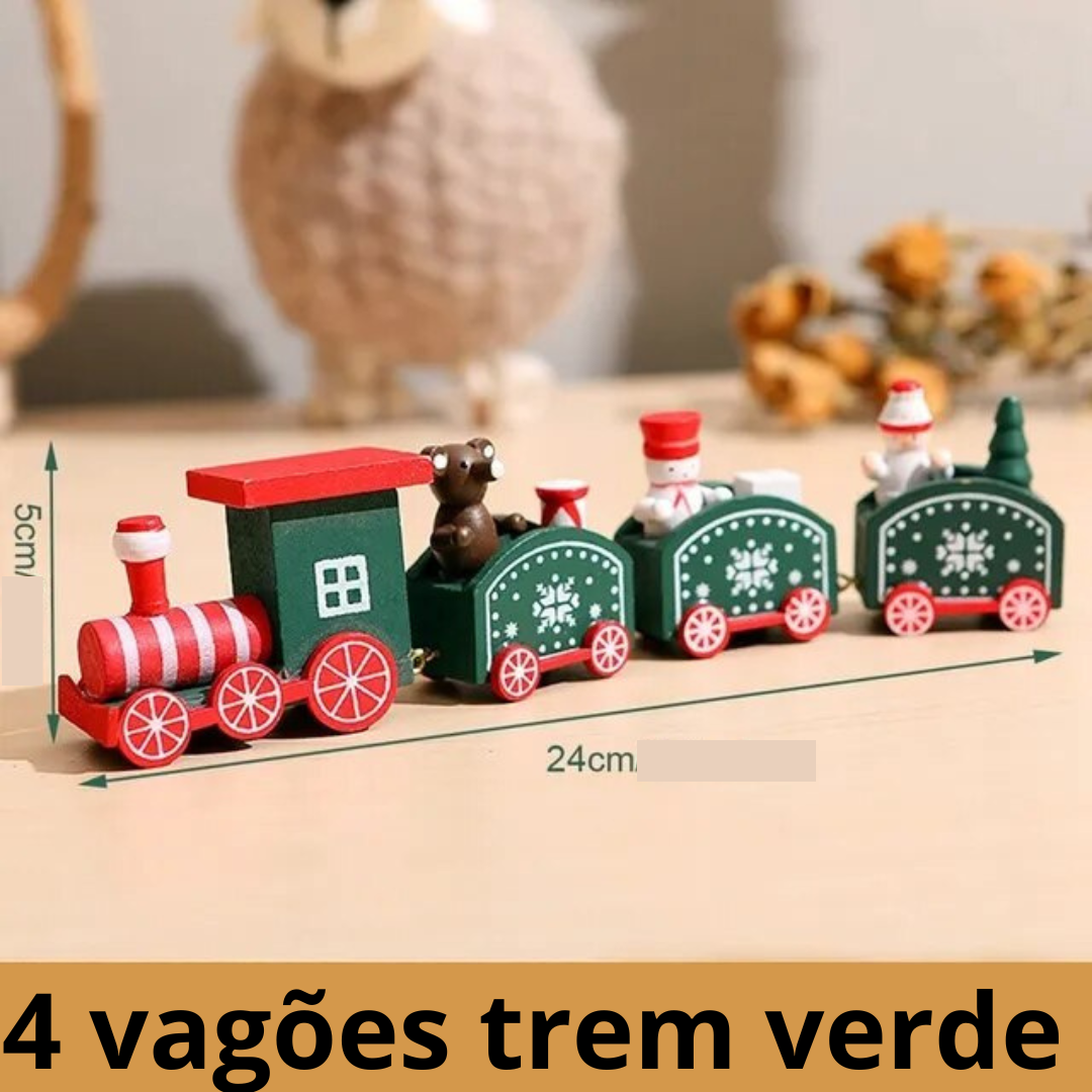 Trenzinho decorativo Natalino