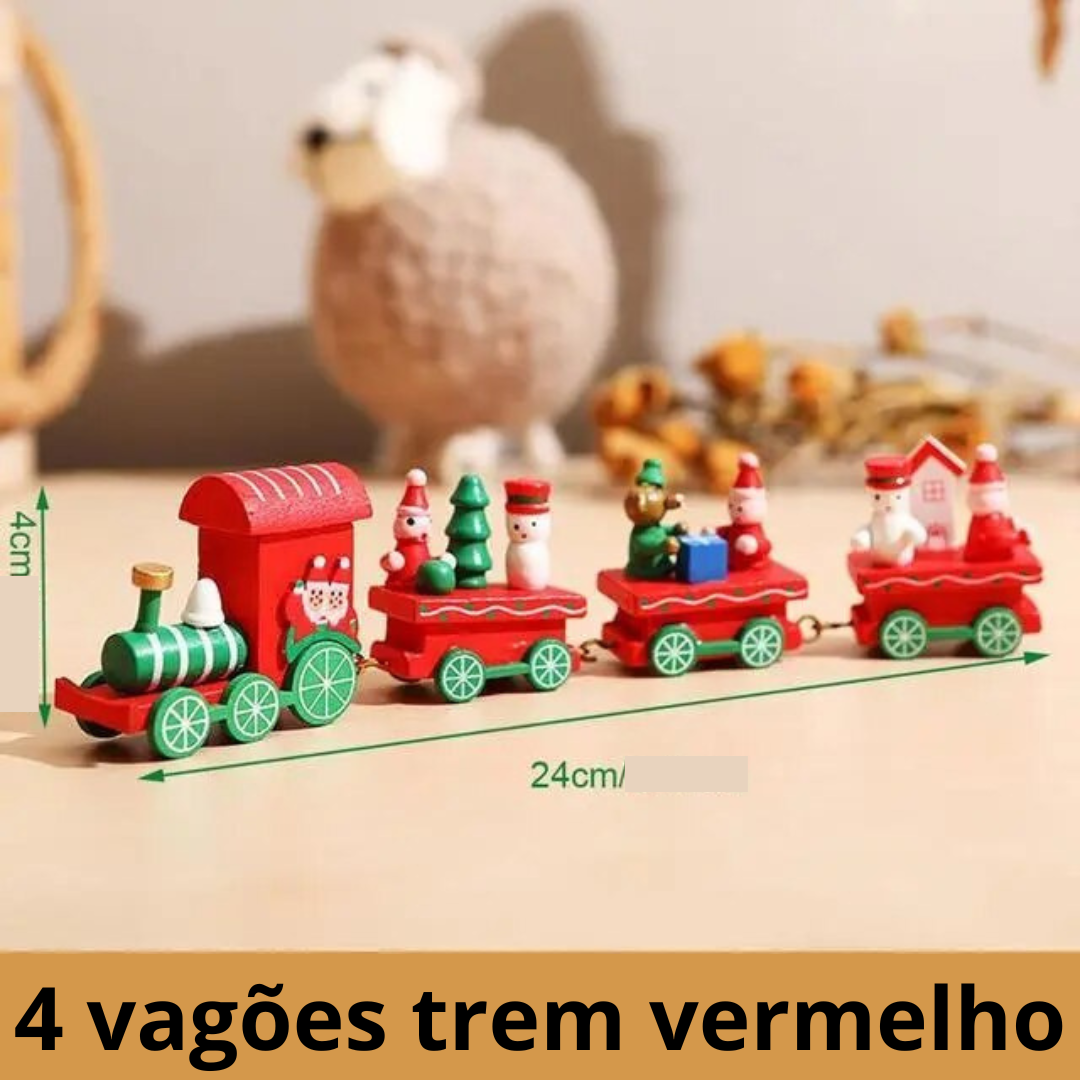 Trenzinho decorativo Natalino