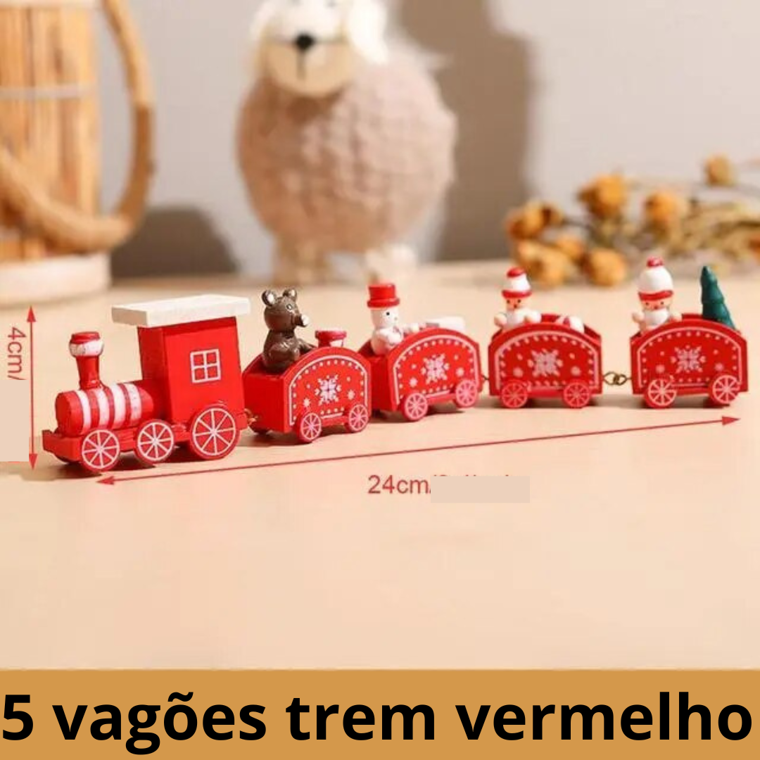 Trenzinho decorativo Natalino