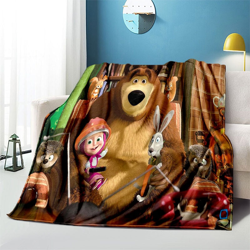 Cobertor Masha & o Urso