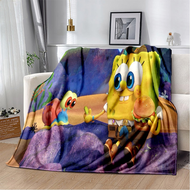 Cobertor Cartoon Bob Esponja & Cia