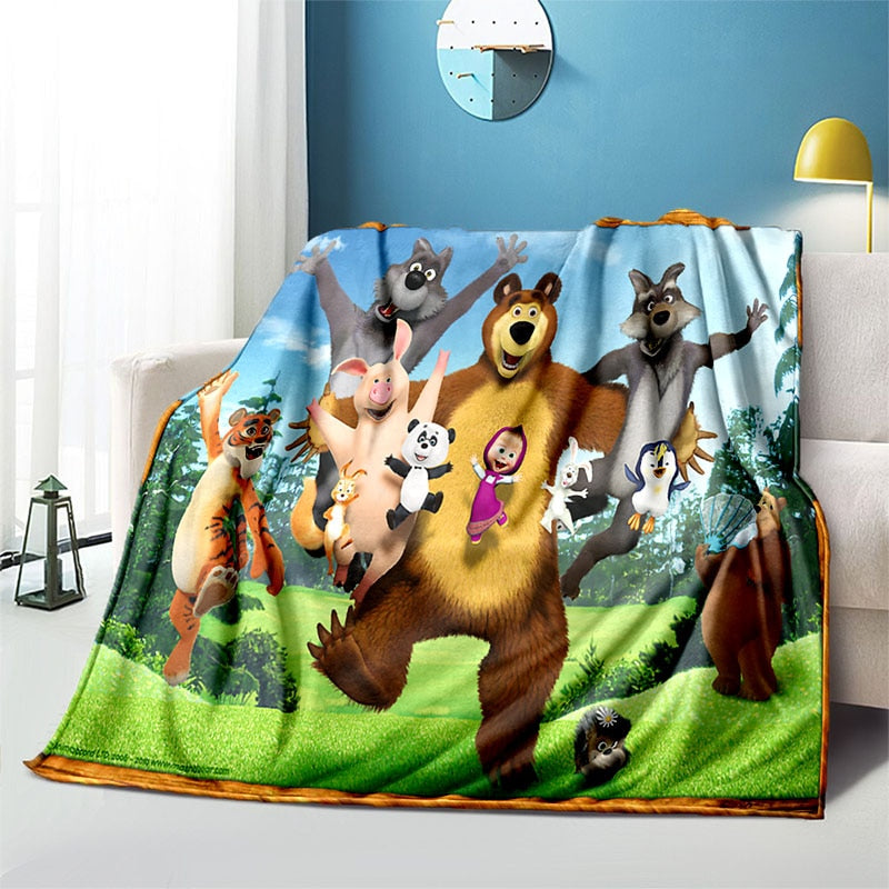 Cobertor Masha & o Urso