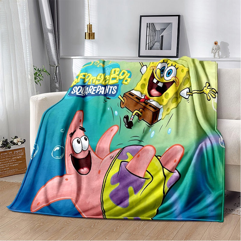 Cobertor Cartoon Bob Esponja & Cia