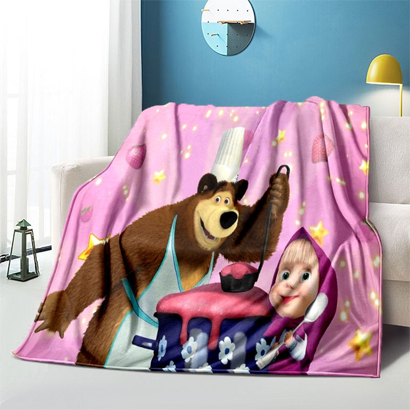 Cobertor Masha & o Urso