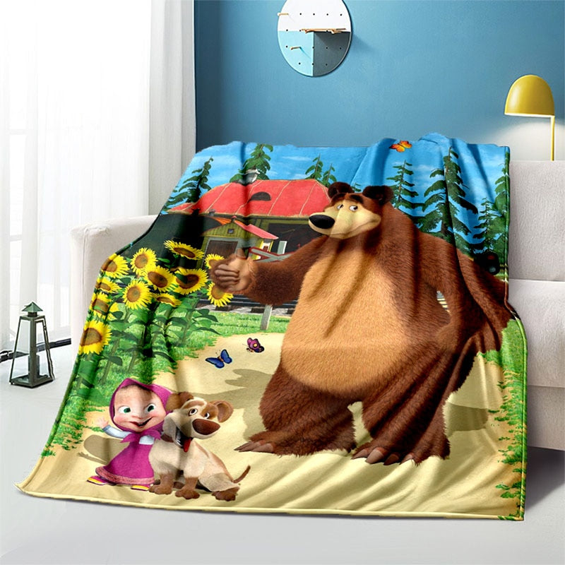 Cobertor Masha & o Urso