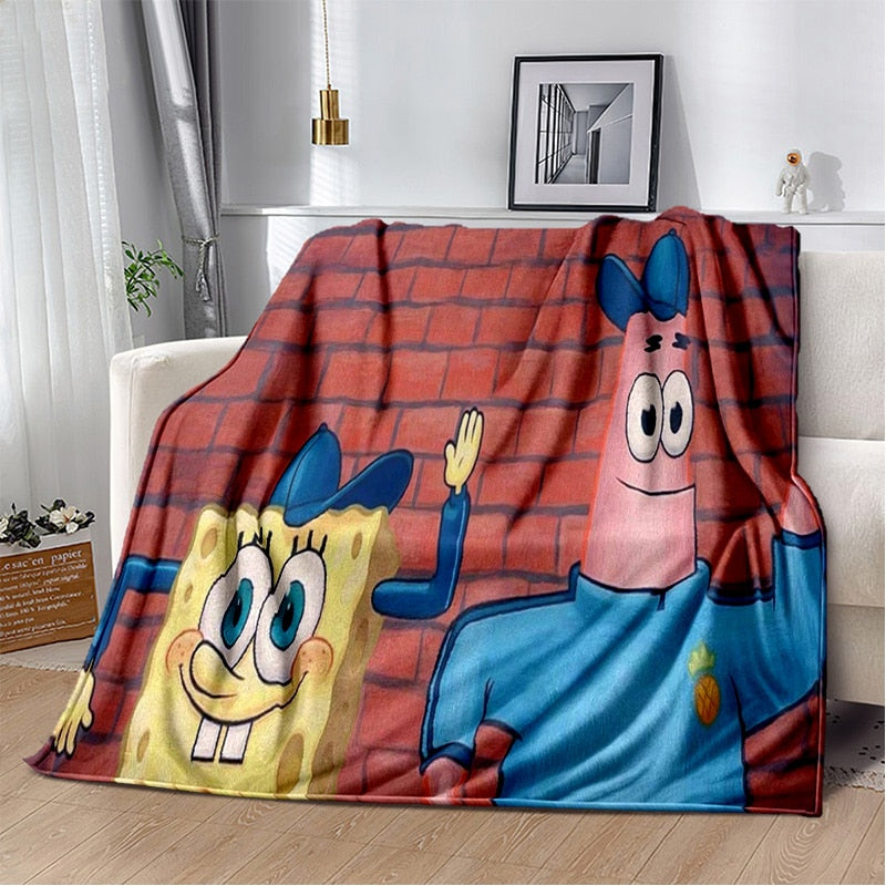 Cobertor Cartoon Bob Esponja & Cia