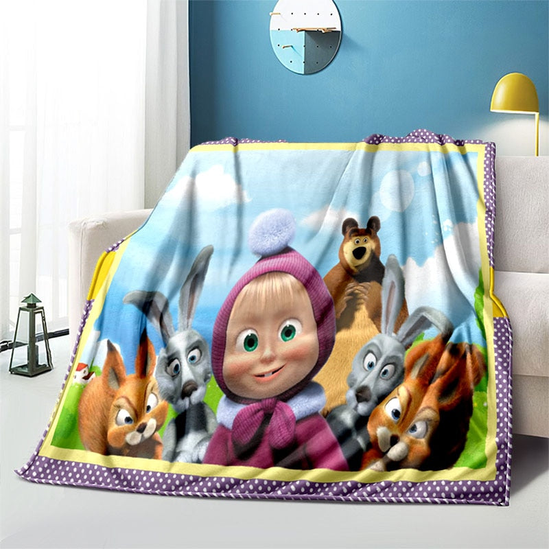 Cobertor Masha & o Urso