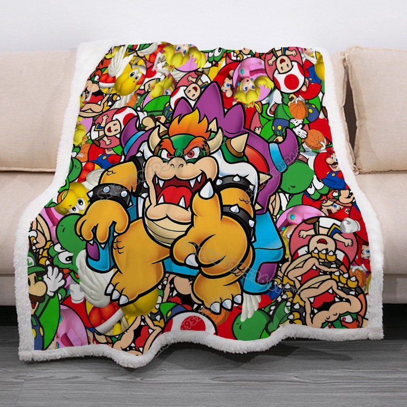 Cobertor Super Marios
