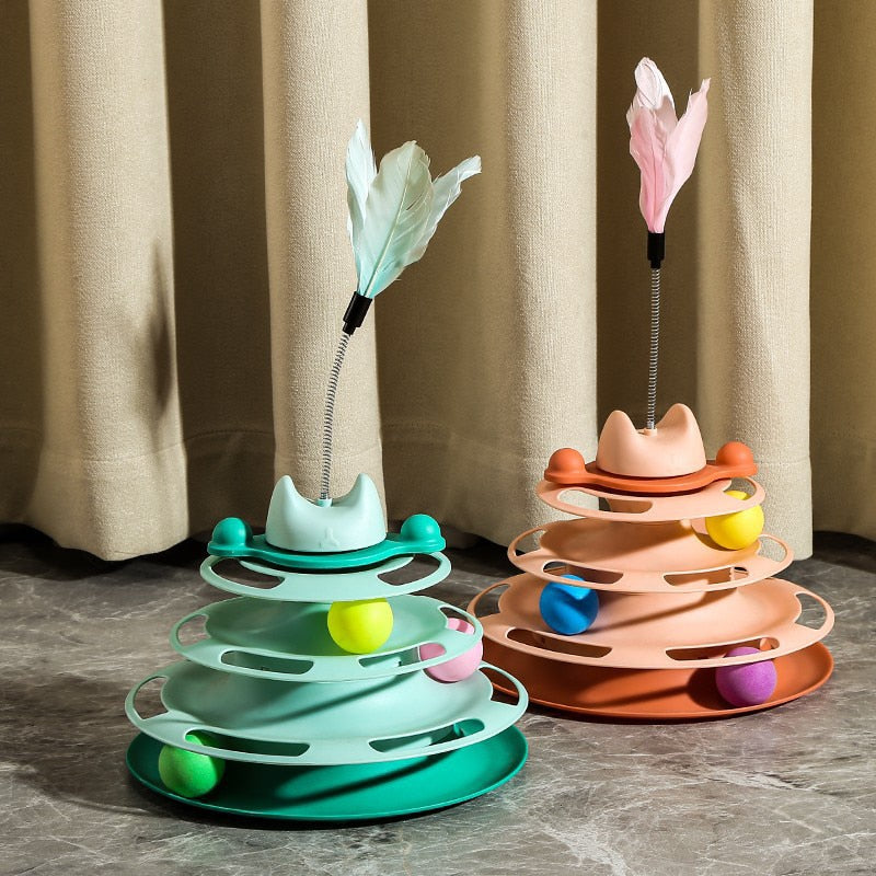 Brinquedo para Gatos Torre Ball