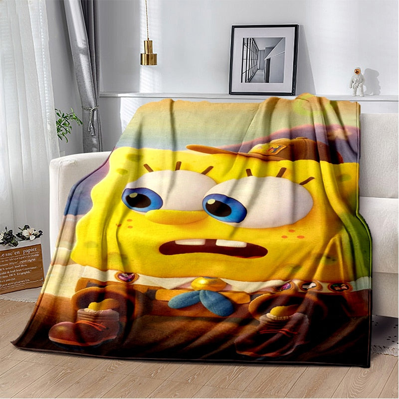 Cobertor Cartoon Bob Esponja & Cia