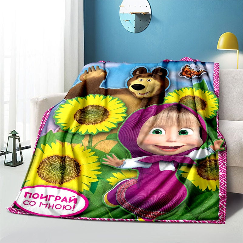 Cobertor Masha & o Urso
