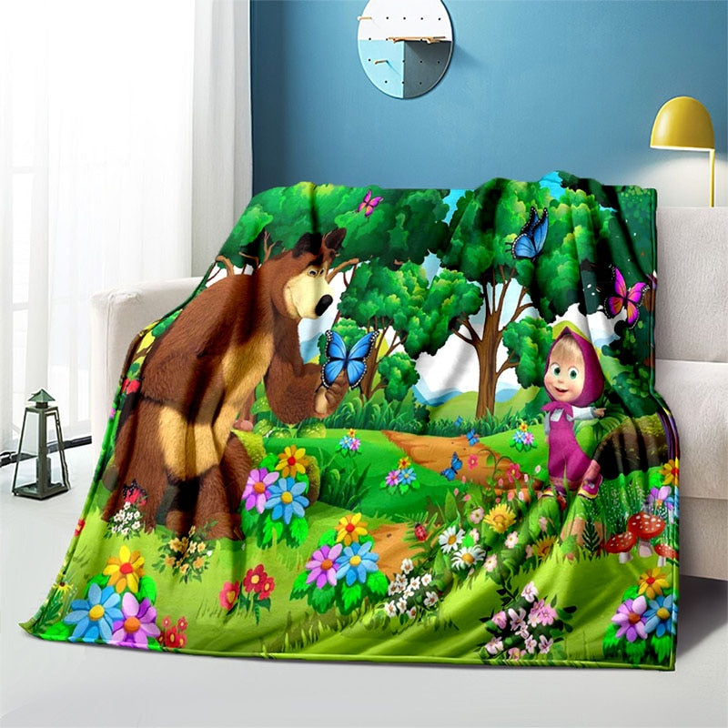 Cobertor Masha & o Urso