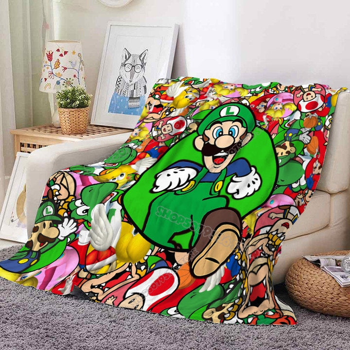 Cobertor Super Marios