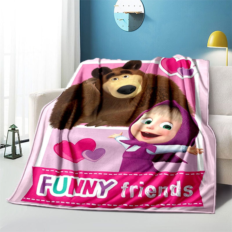 Cobertor Masha & o Urso