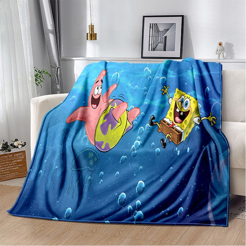 Cobertor Cartoon Bob Esponja & Cia
