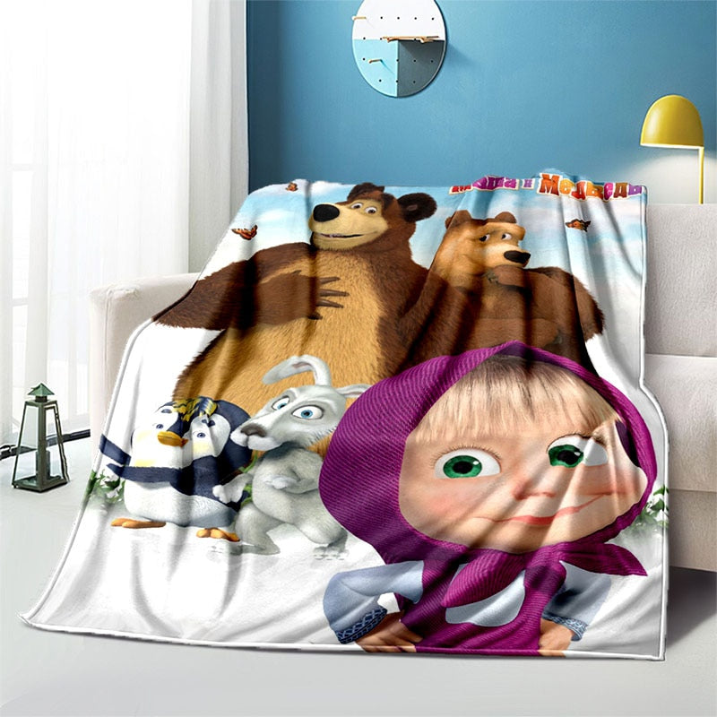 Cobertor Masha & o Urso