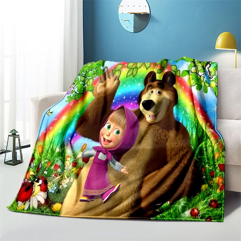 Cobertor Masha & o Urso