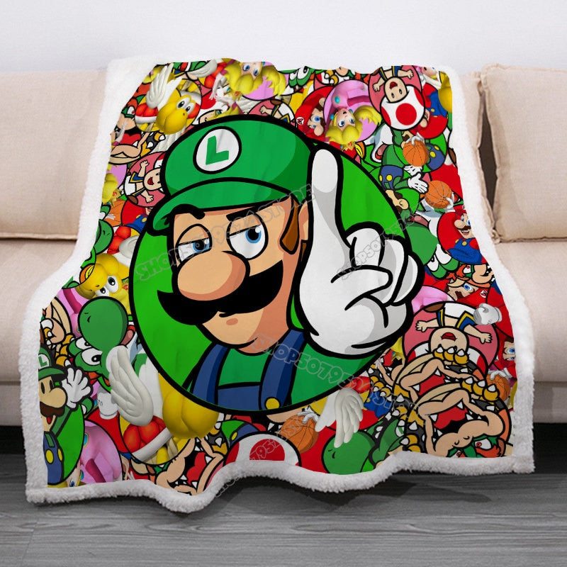 Cobertor Super Marios