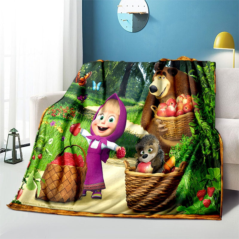 Cobertor Masha & o Urso