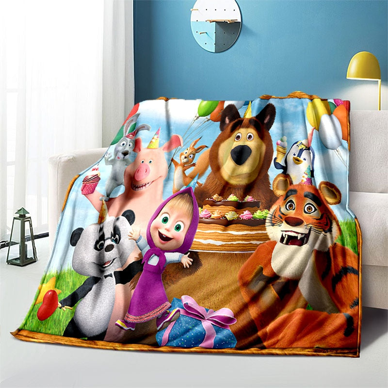 Cobertor Masha & o Urso