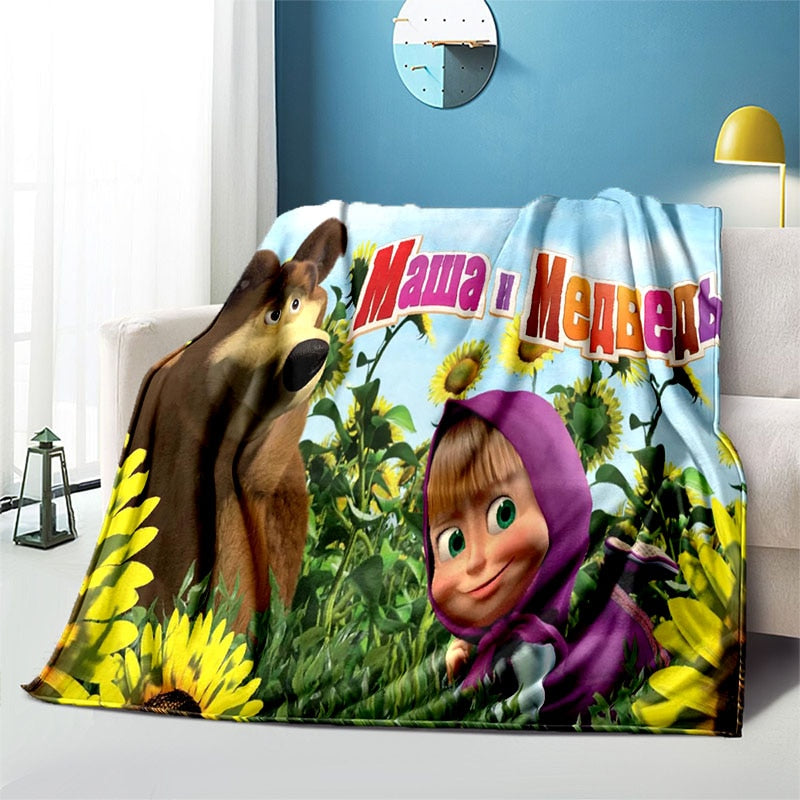 Cobertor Masha & o Urso