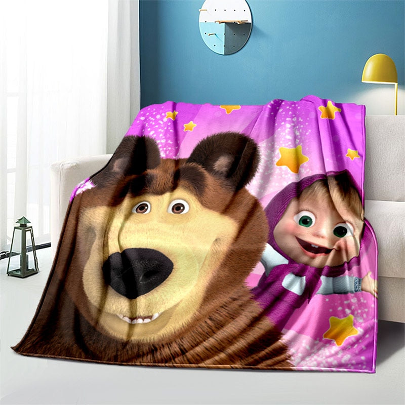 Cobertor Masha & o Urso