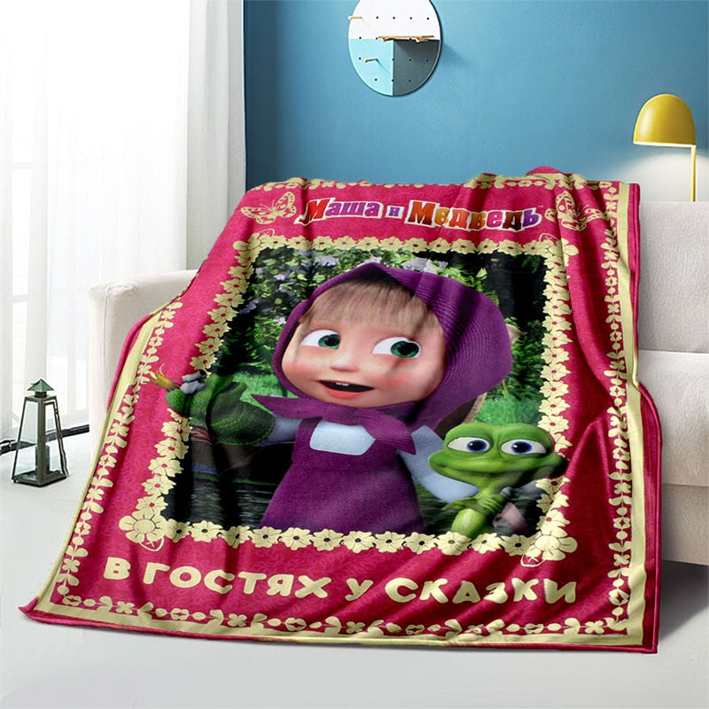 Cobertor Masha & o Urso