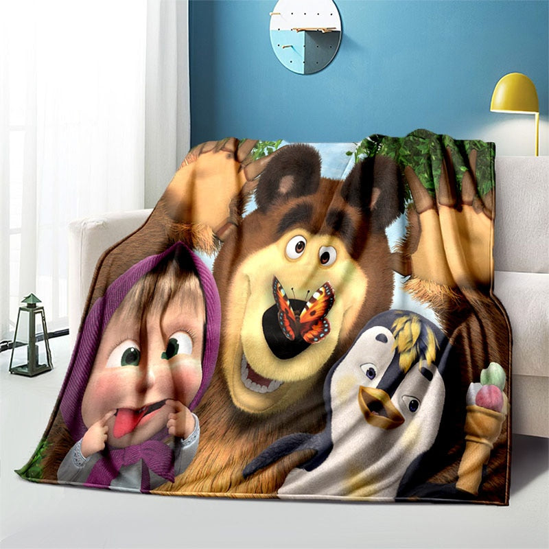 Cobertor Masha & o Urso