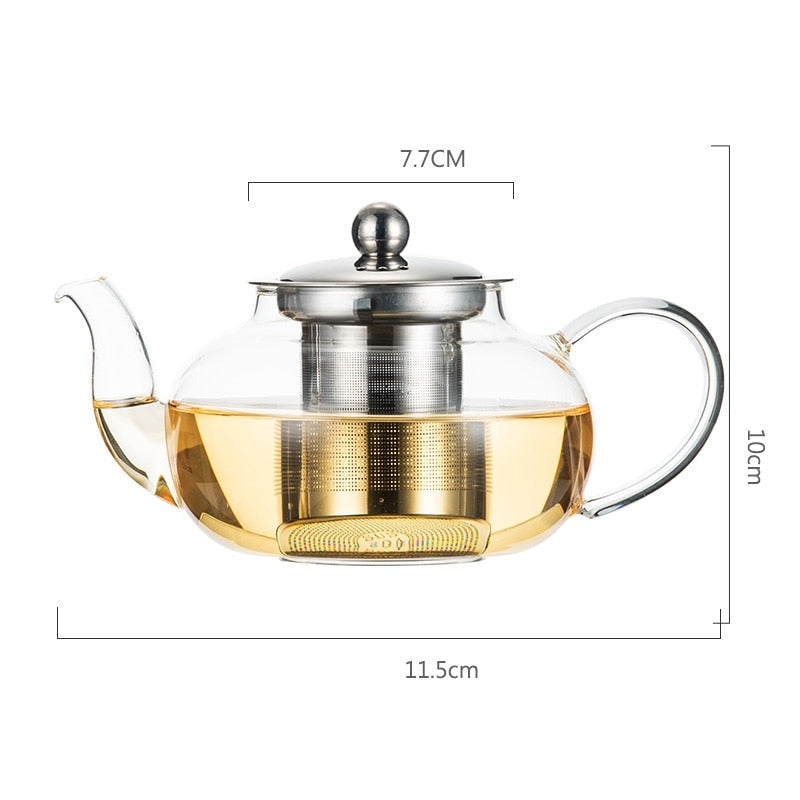 Bule de chá com filtro