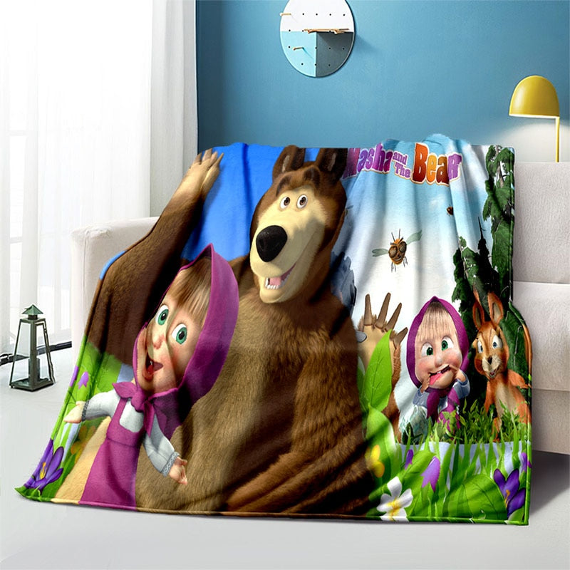 Cobertor Masha & o Urso