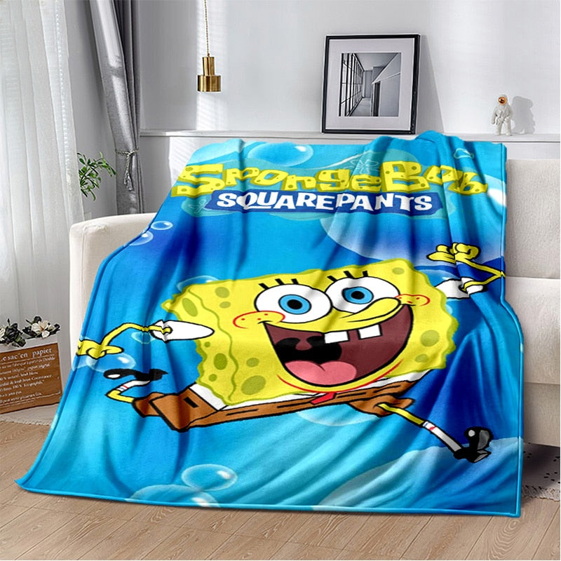 Cobertor Cartoon Bob Esponja & Cia