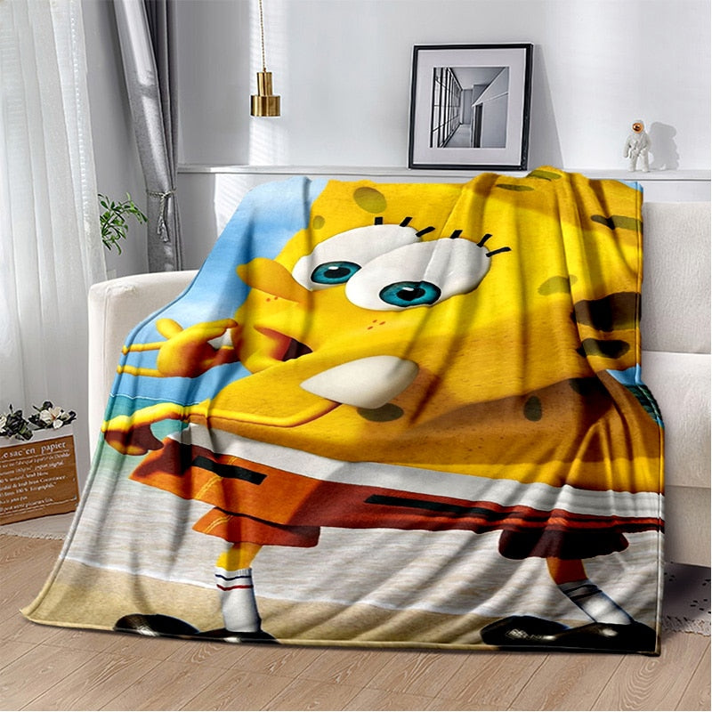 Cobertor Cartoon Bob Esponja & Cia