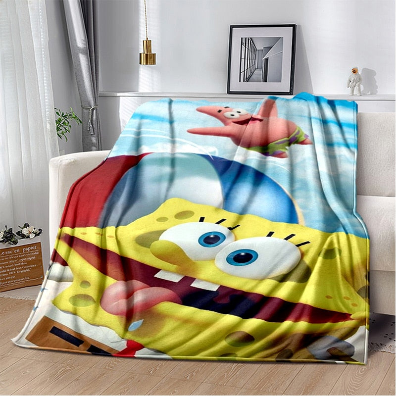 Cobertor Cartoon Bob Esponja & Cia