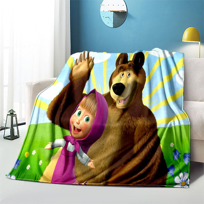 Cobertor Masha & o Urso