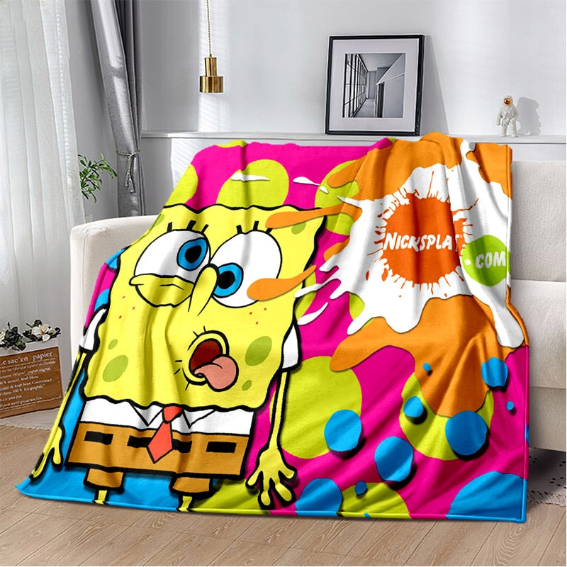 Cobertor Cartoon Bob Esponja & Cia