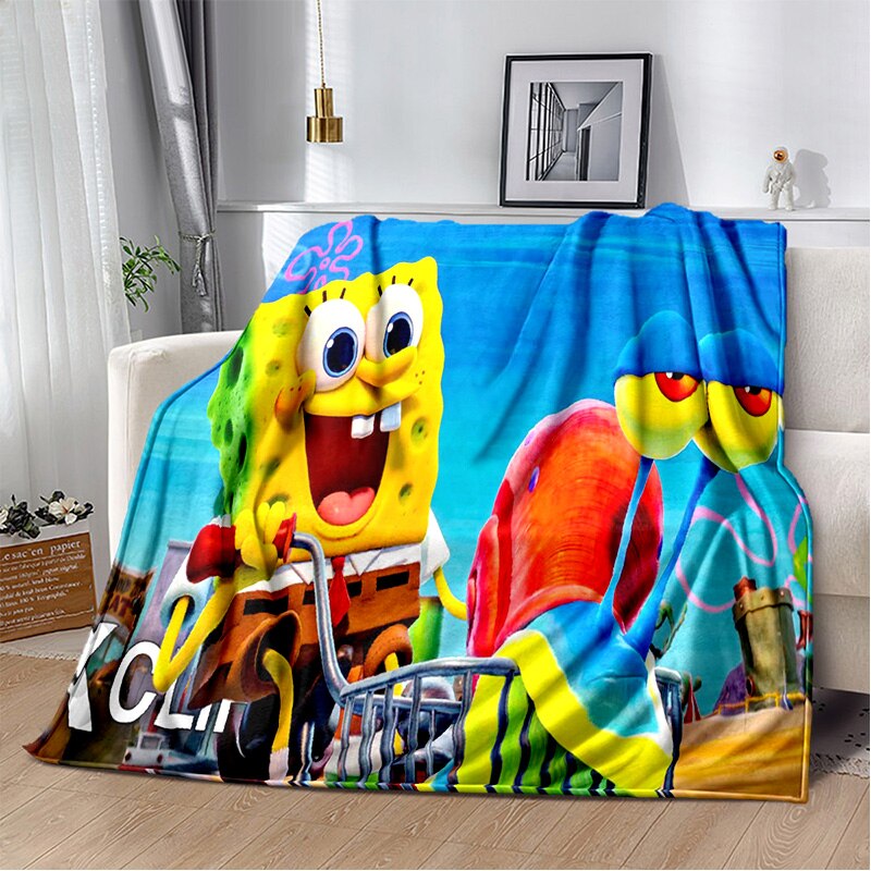 Cobertor Cartoon Bob Esponja & Cia