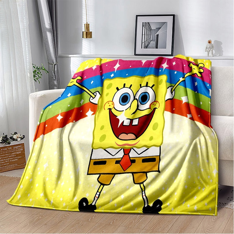 Cobertor Cartoon Bob Esponja & Cia