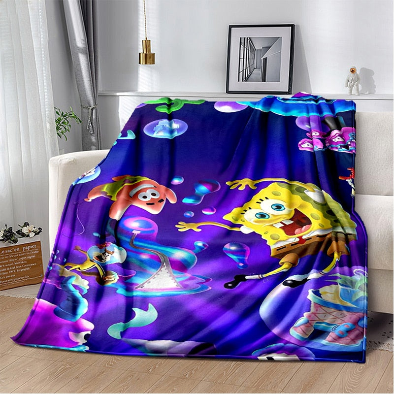 Cobertor Cartoon Bob Esponja & Cia