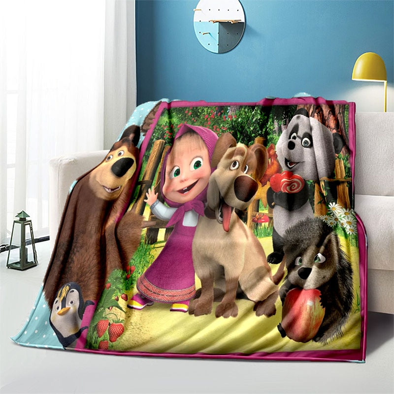 Cobertor Masha & o Urso