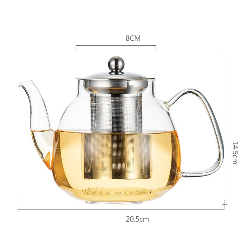 Bule de chá com filtro